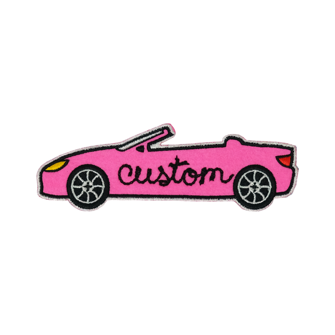 Custom Pink Convertible Patch