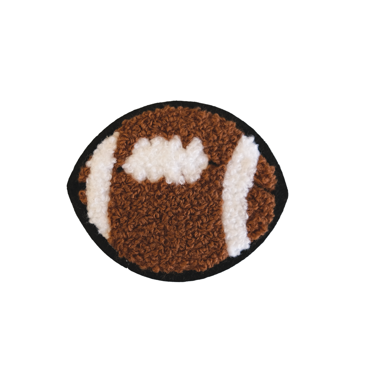Chenille Football Patch
