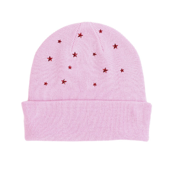 isecai Whimsy Beanie pink×white isecai Whimsy Beanie pink×white isecai Whimsy Beanie pink