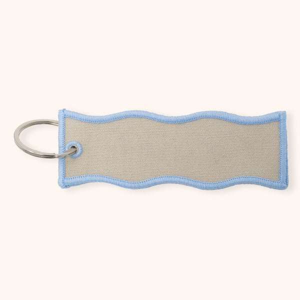 Wavy Personalized Script Keychain - Daily Disco
