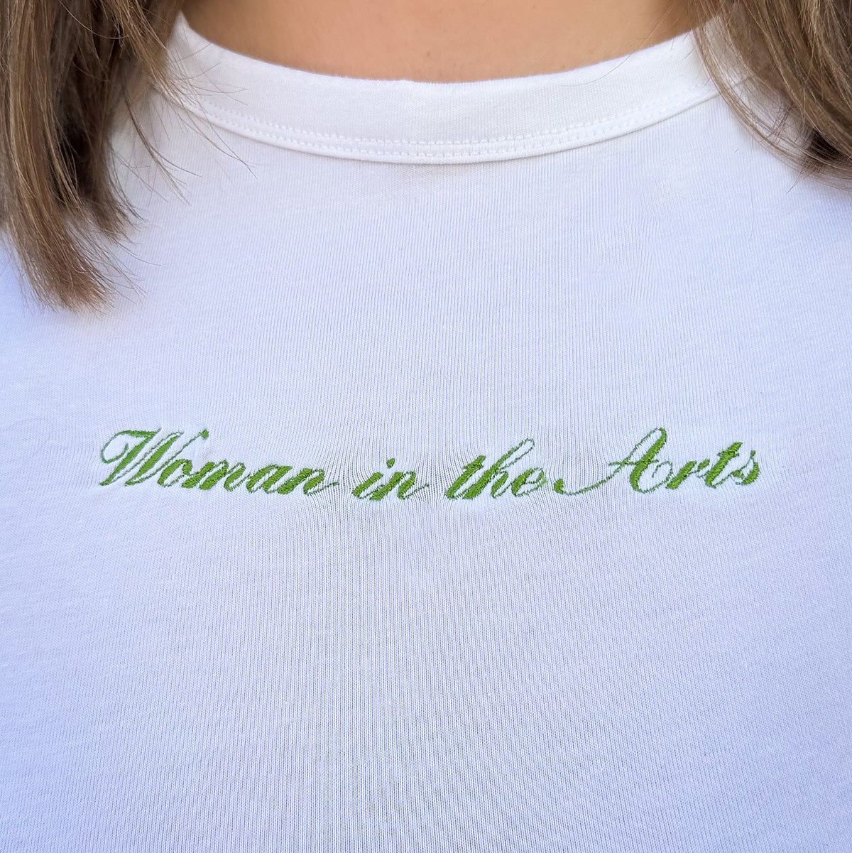 Woman in Baby Tee