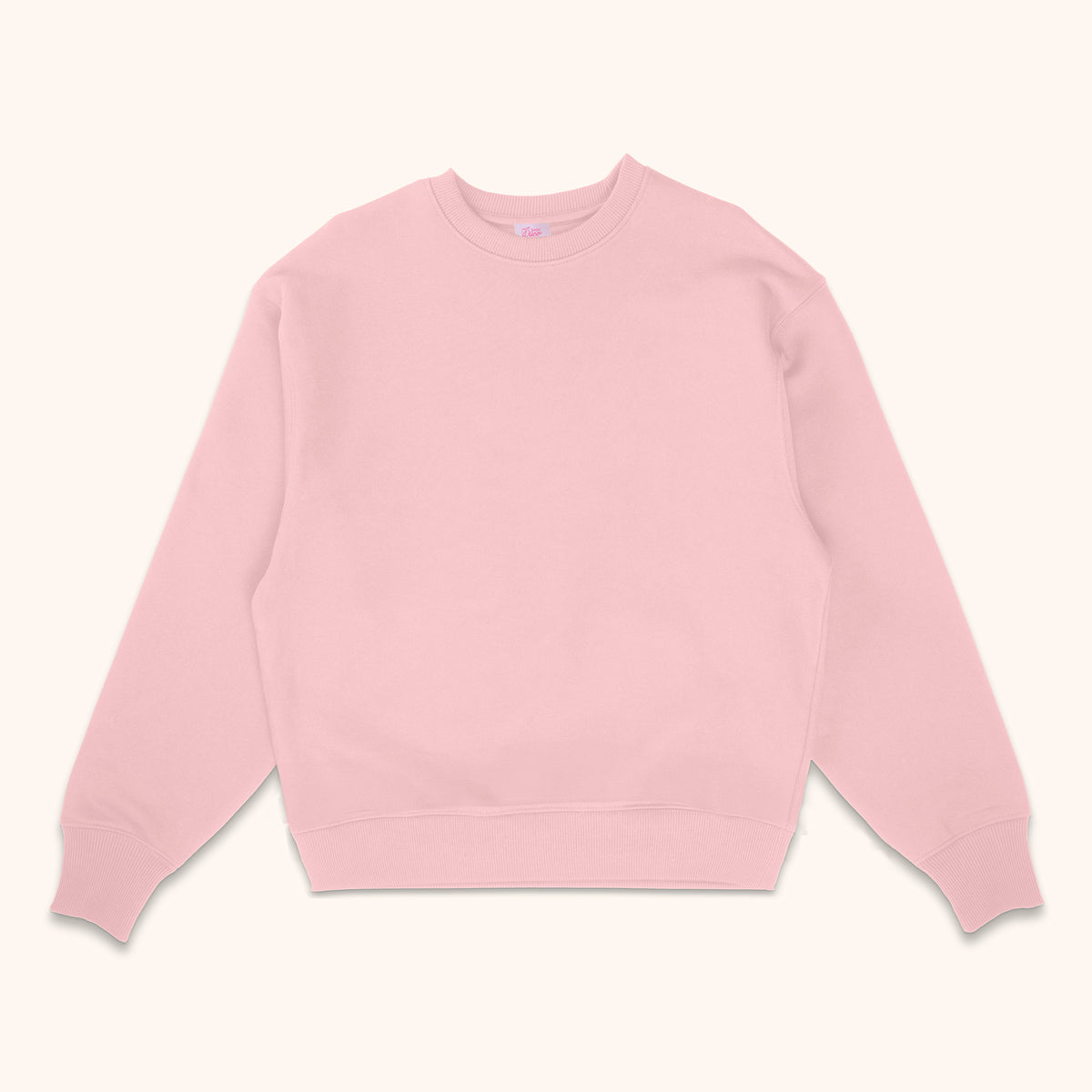 Embroidered Collar Custom Sweatshirt