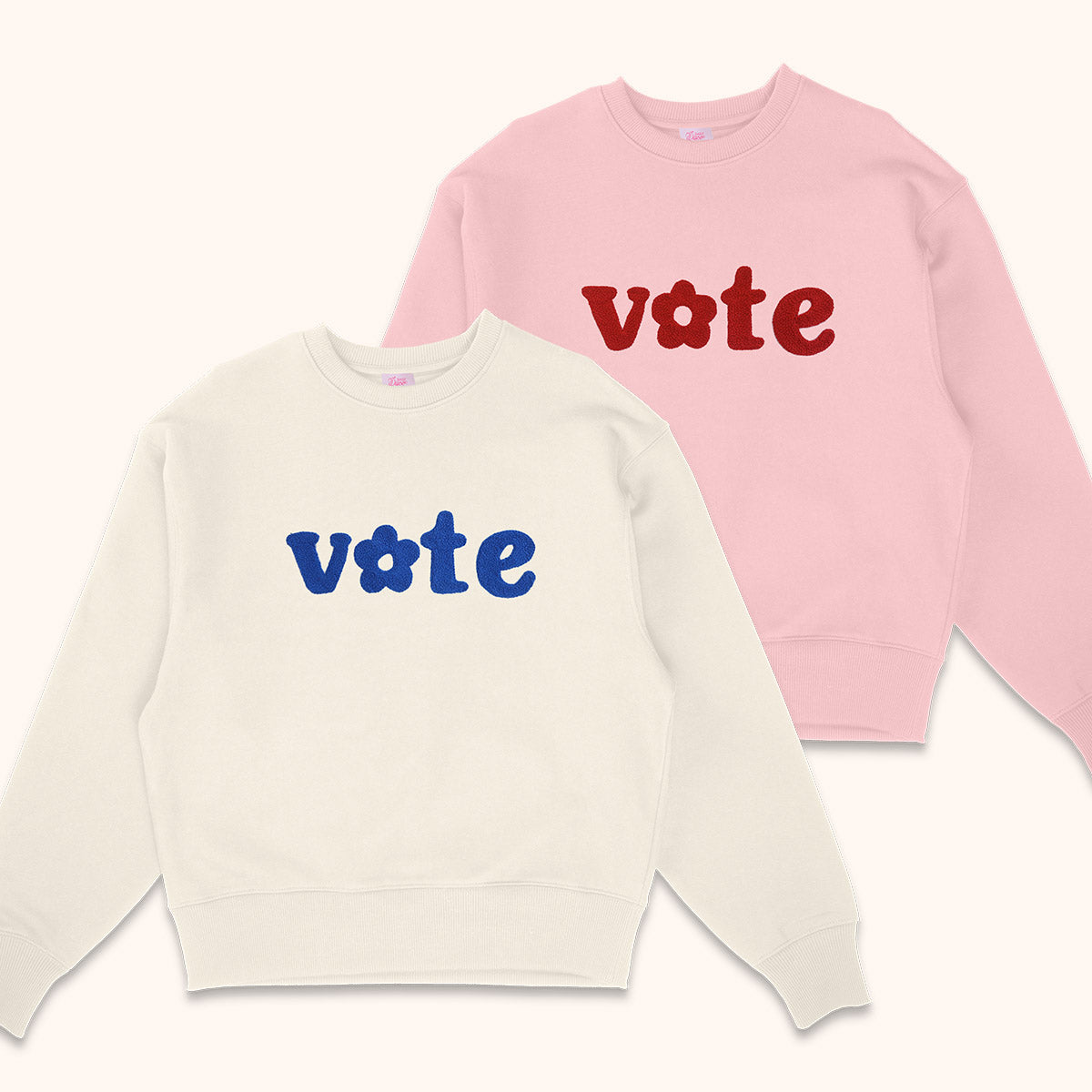 Vote Daisy Embroidered Sweatshirt