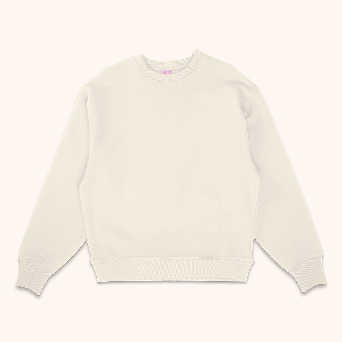 Embroidered Collar Custom Sweatshirt