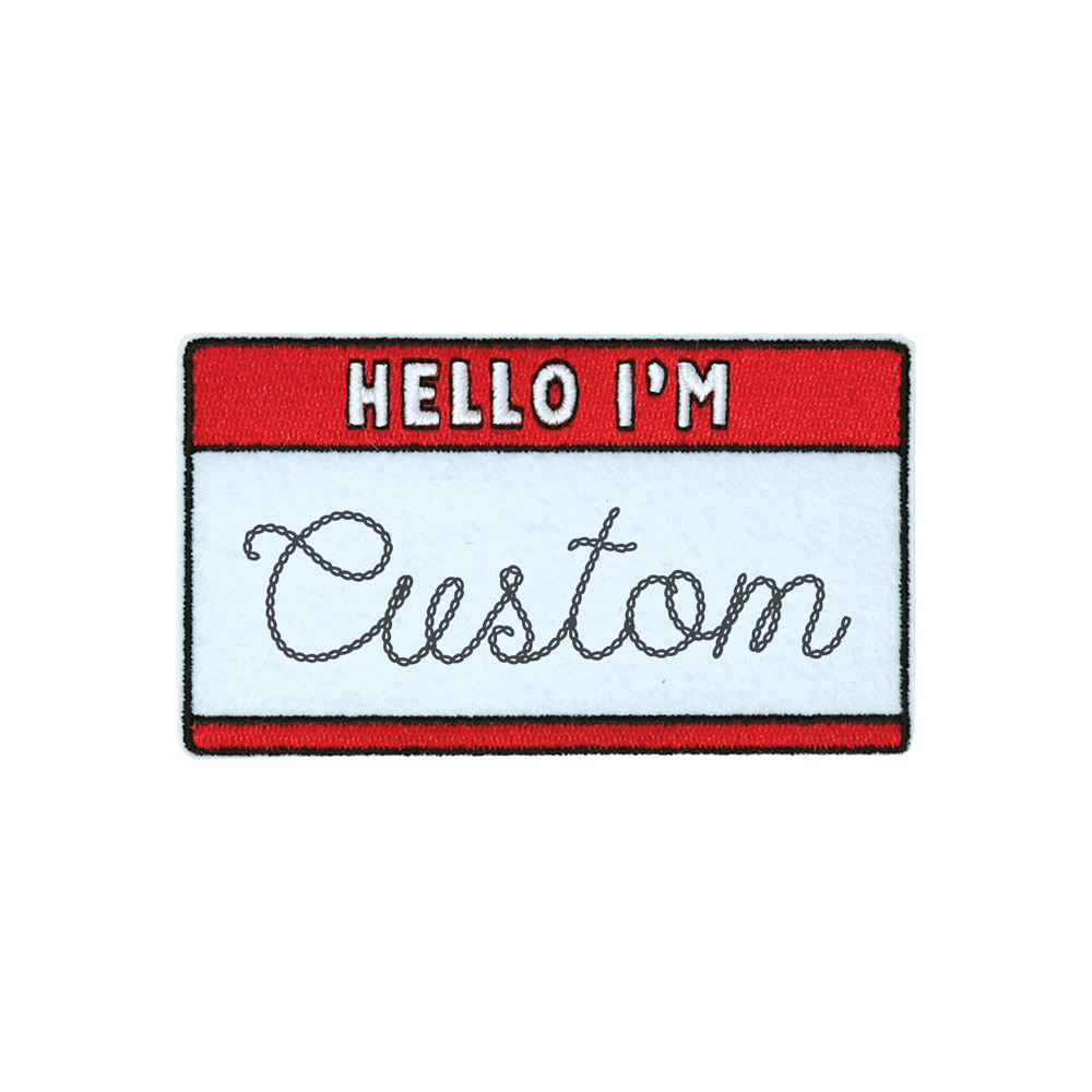 Nametag Personalized Patch