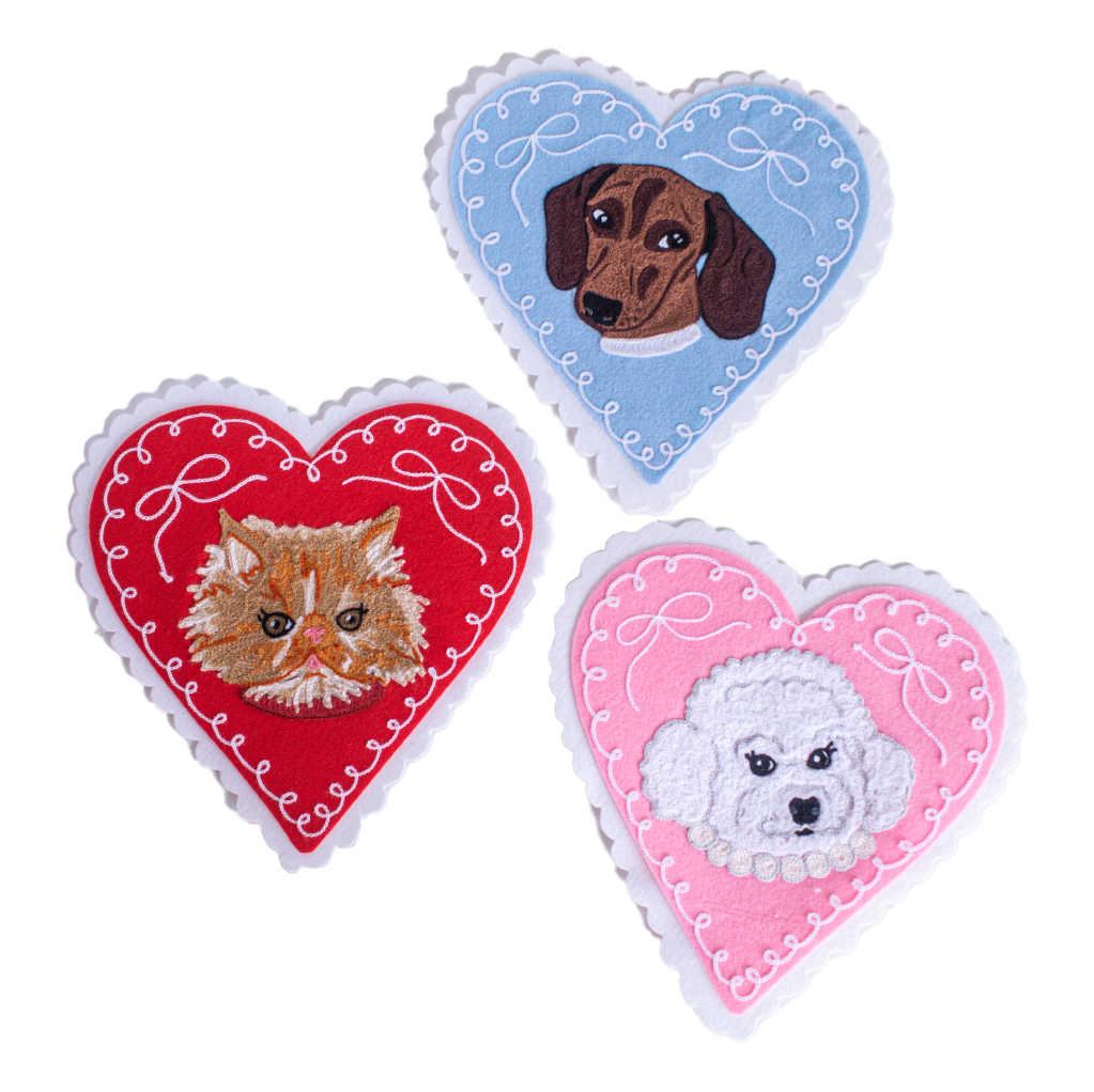 Custom Pet Valentine Hearts