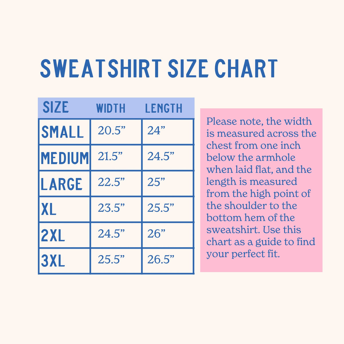 Small Chainstitch Personalized Sweatshirt