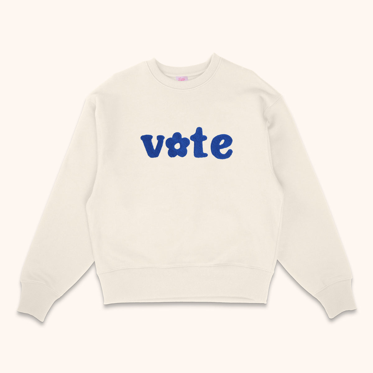 Vote Daisy Embroidered Sweatshirt