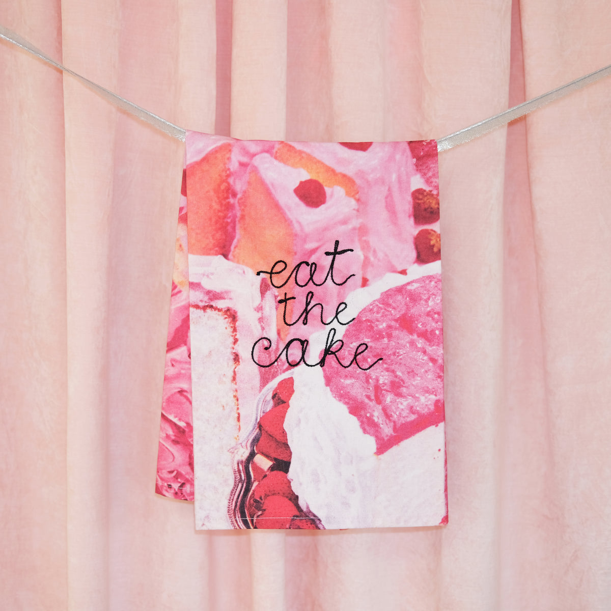 Personalized Cake Tea Towel | Julia Walck x Daily Disco