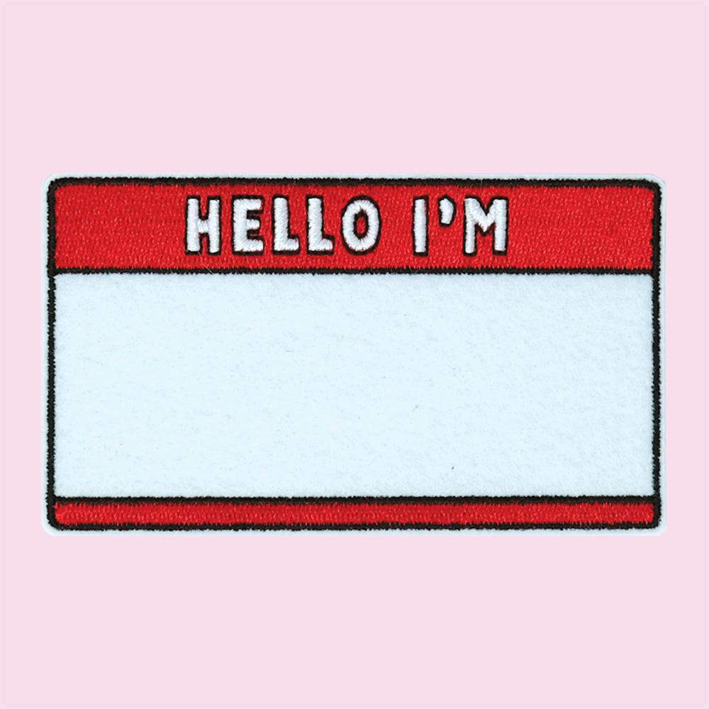 Nametag Personalized Patch