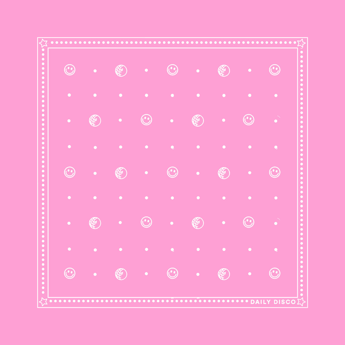 Pink Disco Bandana Personalized - Abbey Eilermann