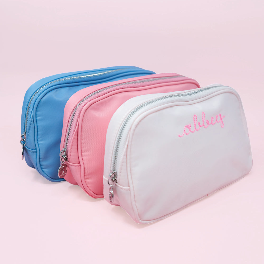Patched Nylon Personalized Pouches