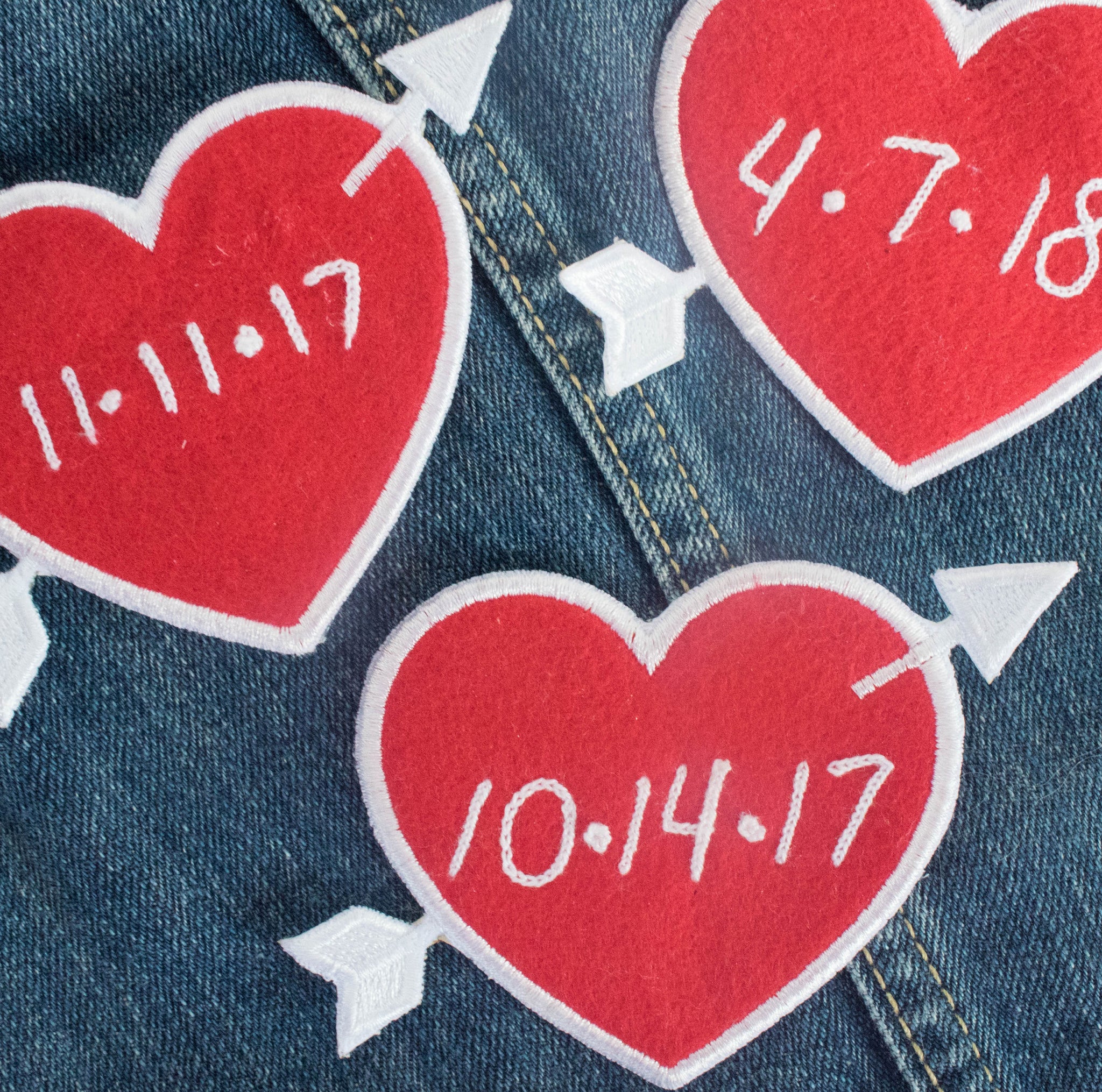Jutom 36 Pcs Heart Iron on Patches Valentine's Day Heart Shape Iron on  Patch Red Clothing Heart Patch Craft Custom Embroidered Repair Cute Sew  Patches