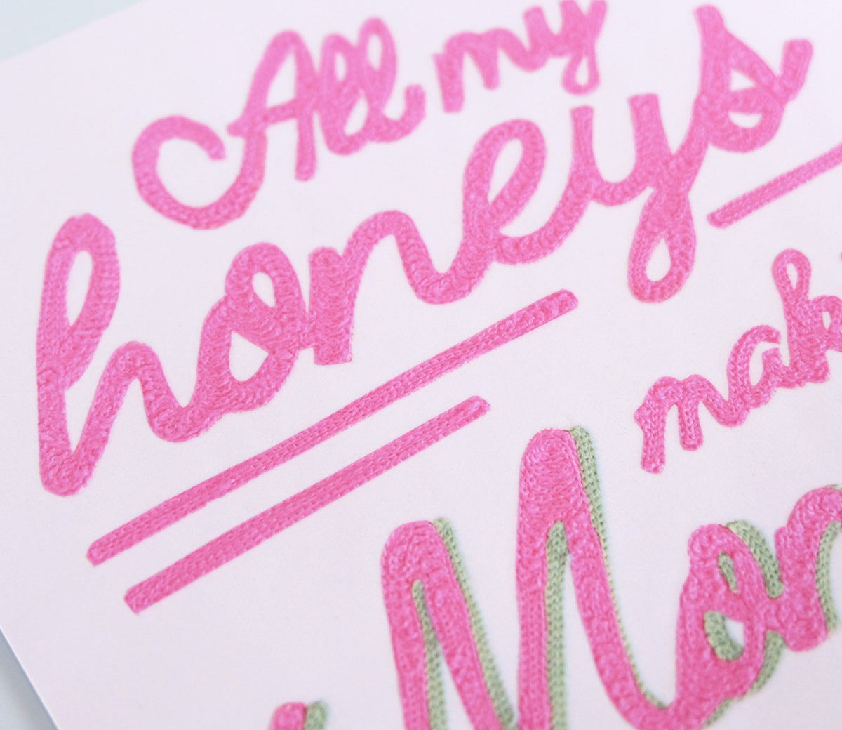 All My Honeys Beyoncé Print - Abbey Eilermann