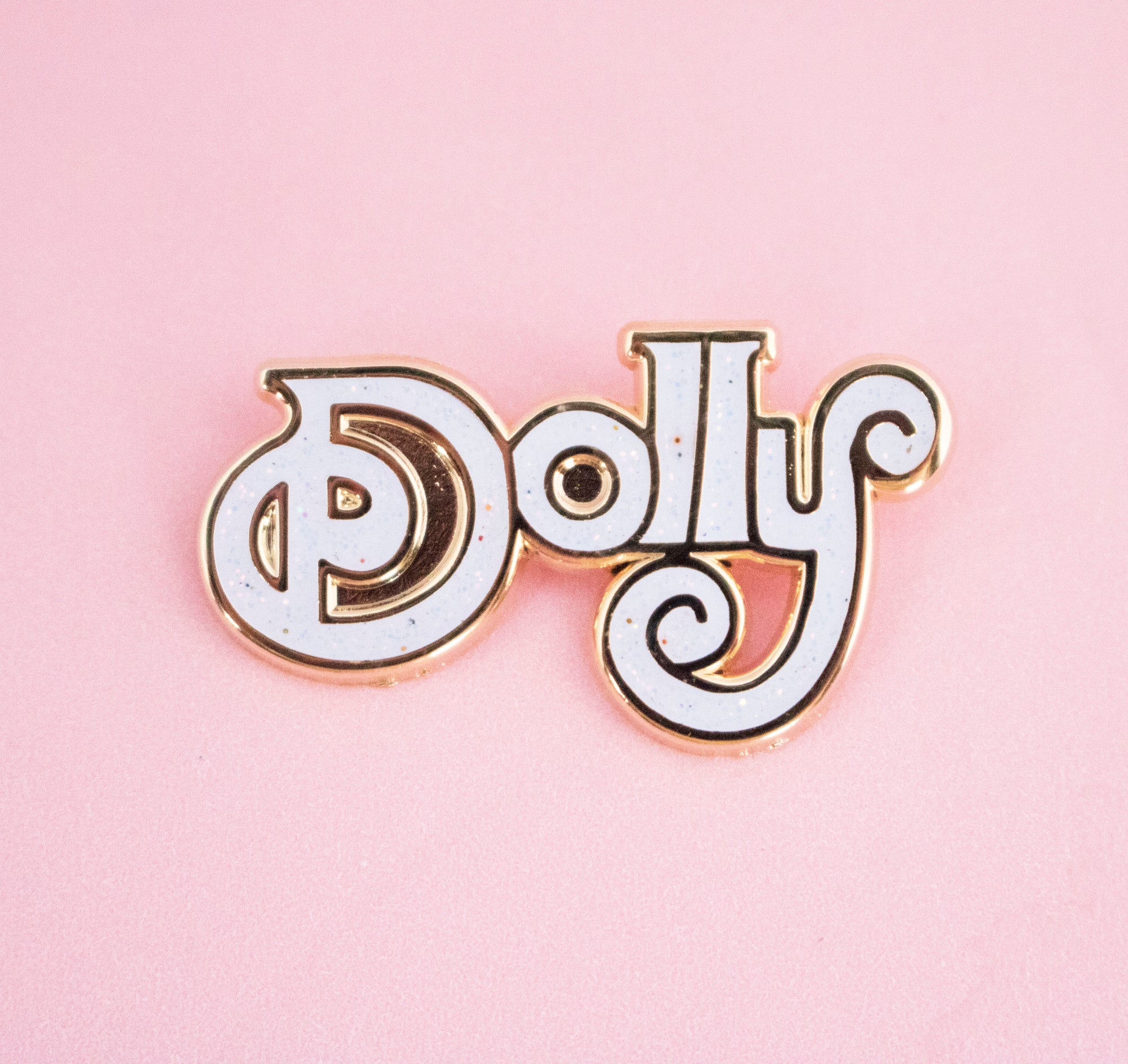 Dolly Parton White Pin - Abbey Eilermann